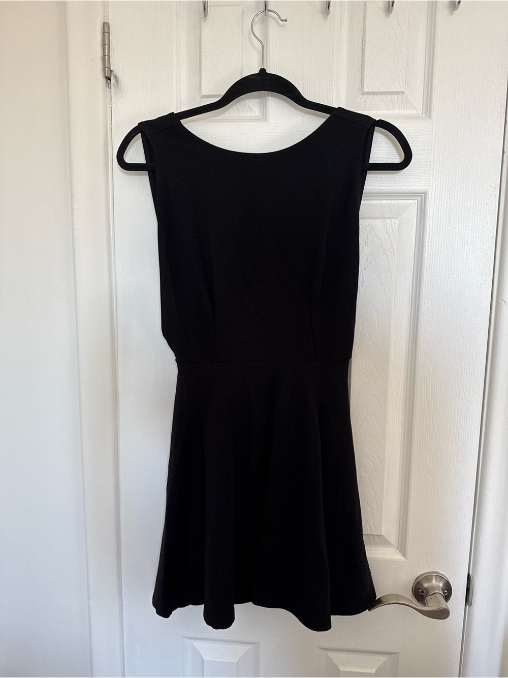 American Apparel Ponte skater dress black